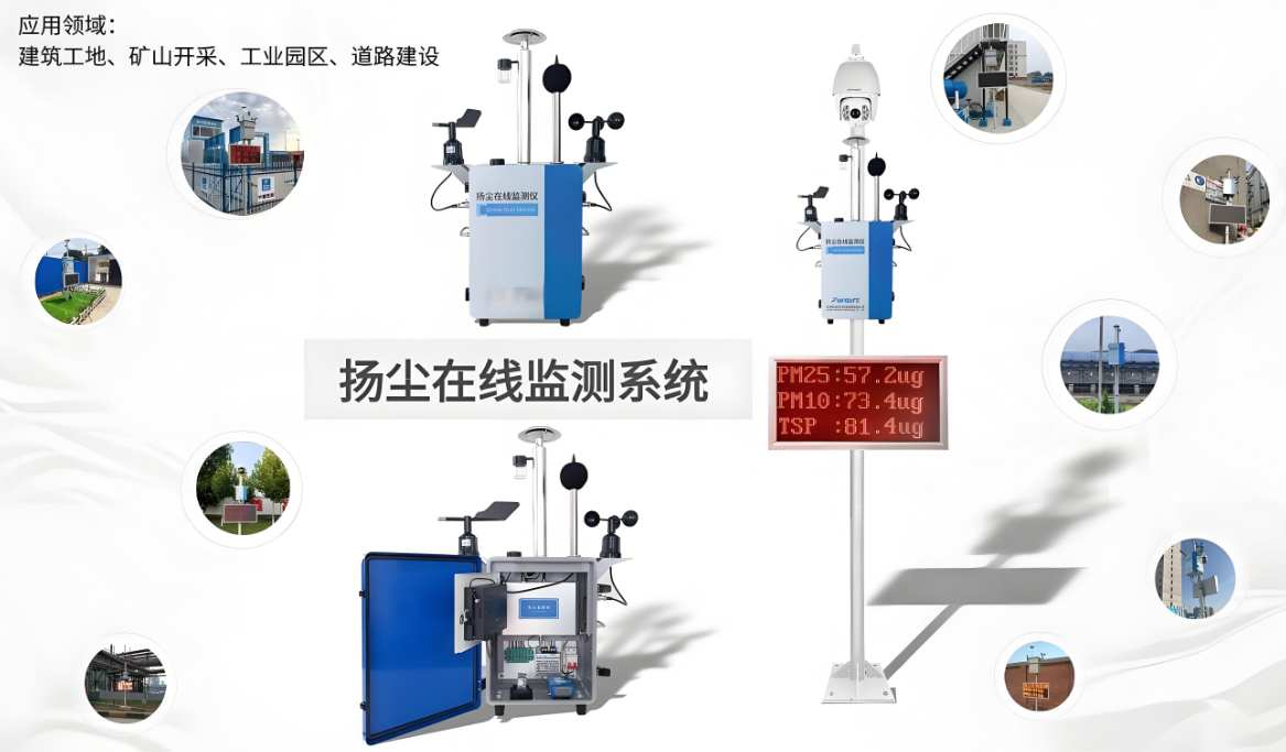 工地施工揚(yáng)塵監(jiān)測(cè)系統(tǒng)主要檢測(cè)哪些數(shù)據(jù)？